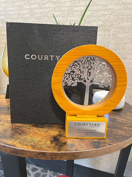 2021 Silver Award - Courtyard by Marriott East Lansing/Okemos